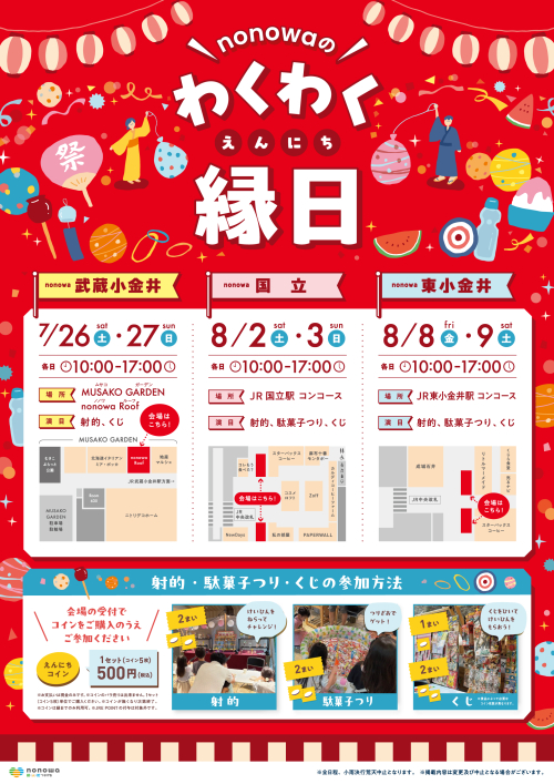 nonowaのわくわく縁日