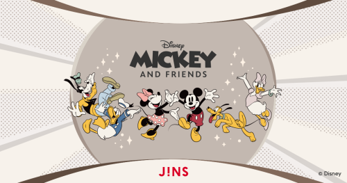 JINS / Disneyモデル」2024年新作アイウエア　3月7日（木）より続々登場！