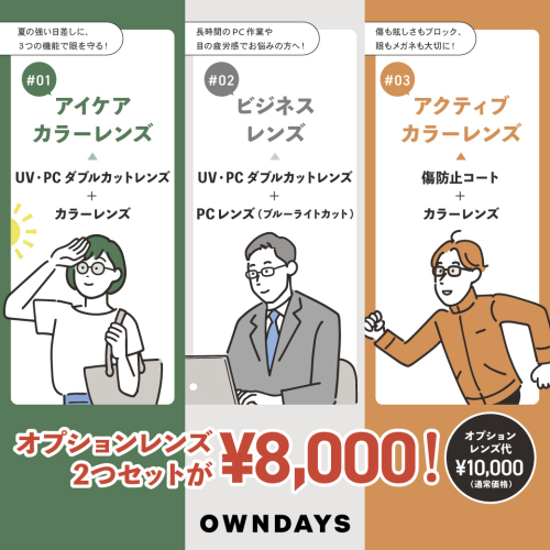 人気オプションの、”あの”組み合わせが2,000円OFF！！