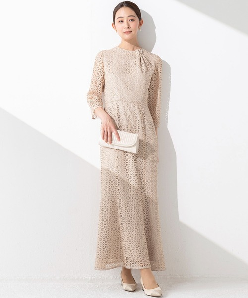 【kaene】ラメクロシェドレス≪マザードレス≫