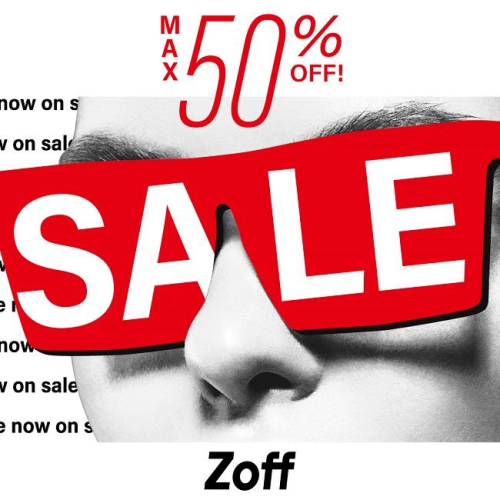 Zoff　夏セール　最大50％OFF