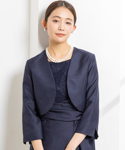 【ジャケット単品】≪シャンタン生地使用≫マザードレスジャケット