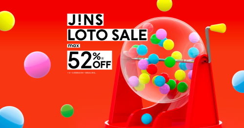 JINSのLOTO SALE実施中！