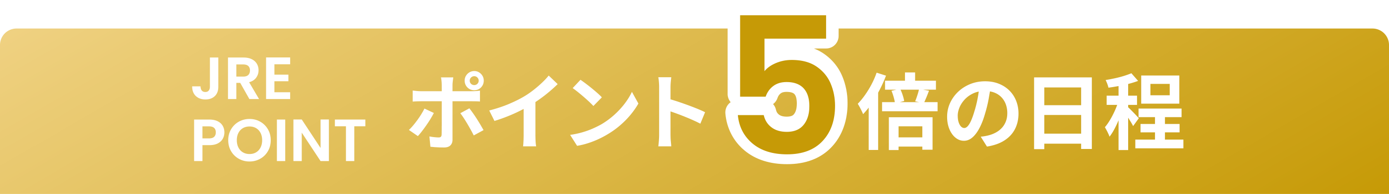 ポイント5倍の日程