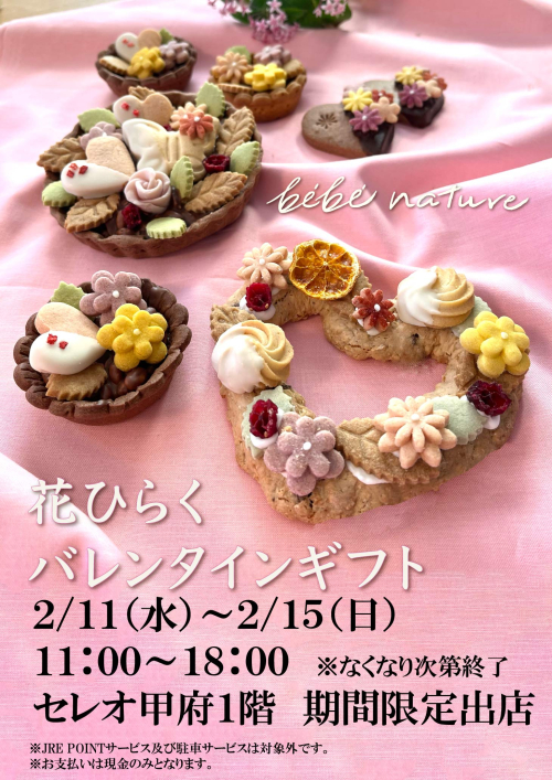 ★バレンタイン期間限定販売！bebenature（べべナチュール）