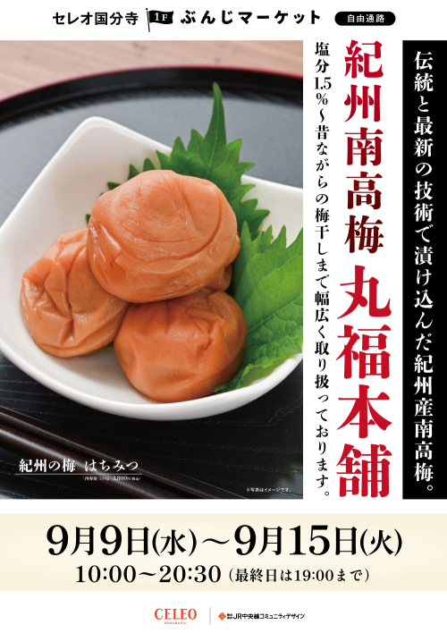 【催事】紀州南高梅　丸福本舗