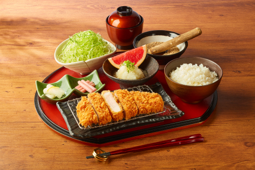 期間限定商品　“爽涼” 三元麦豚 上ロースかつ 柑橘みぞれ御膳