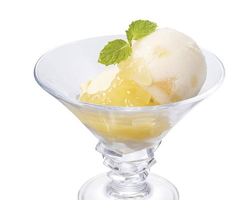 【NEW】りんごシャーベットとバニラアイスのひんやりデザート◆◇◆