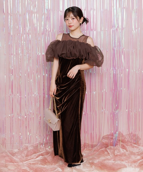 バルーンボレロ　ベロアドレスセット