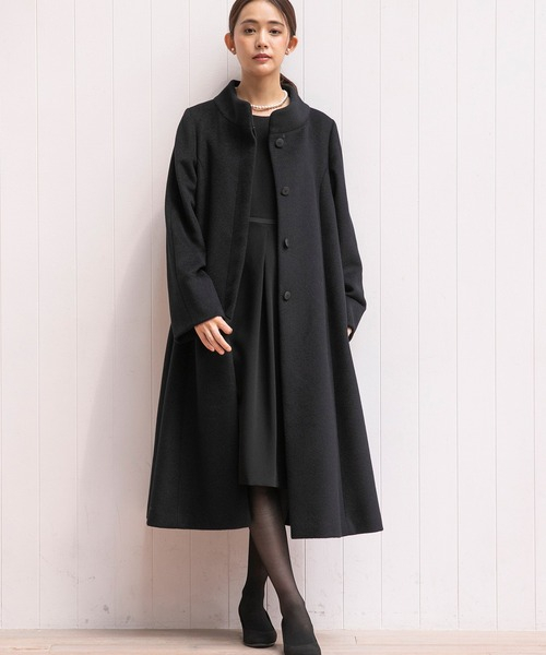 スタンドカラーコート