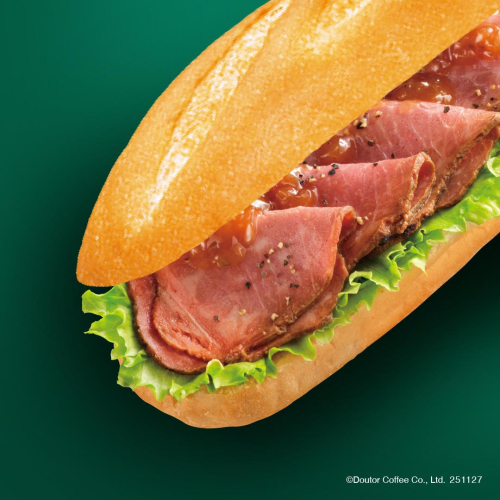 「トリュフ香る ミラノサンド 炭火焼きローストビーフ」 ！！