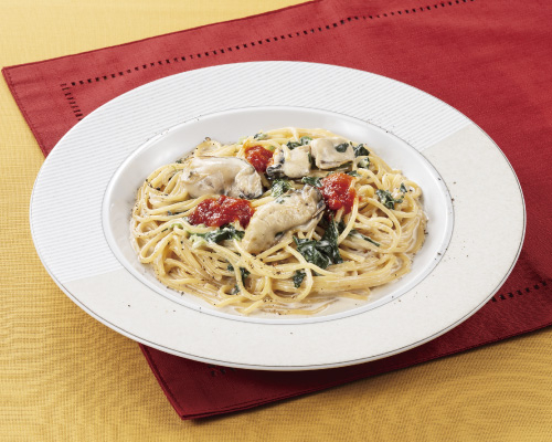 ◇◆牡蠣フェア◆◇牡蠣の和風クリームスパゲティ♪