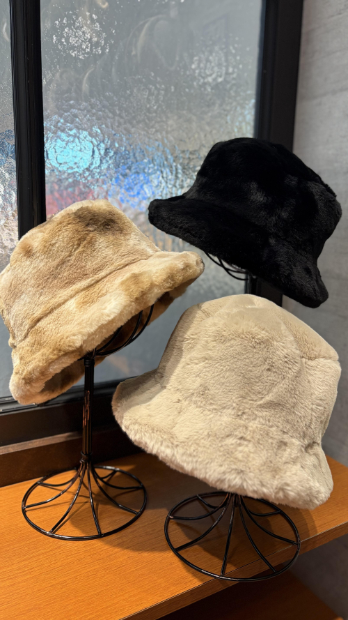 【おすすめ商品のご紹介】ファーバケットハット