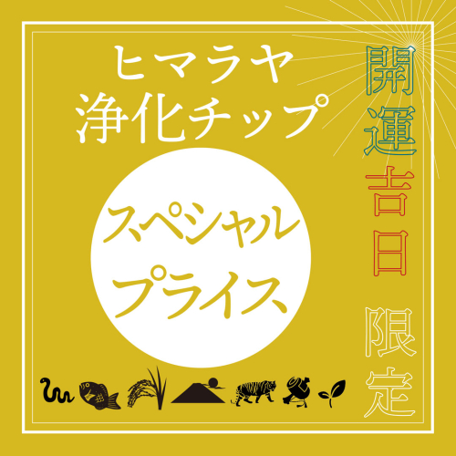 開運招来最上大吉日浄化チップがスペシャルプライス!