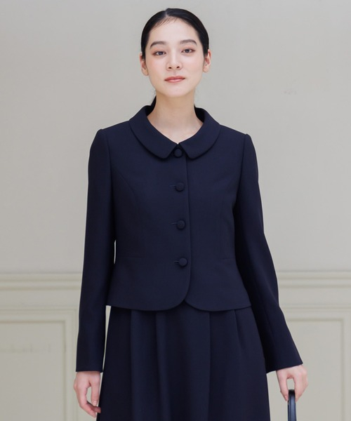 【お受験・セレモニー】（単品）ショールカラージャケット