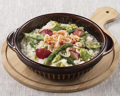 熱々ほっこり♪春野菜のリゾット