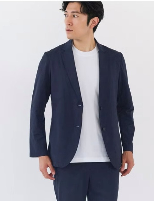 【BODY WILD】メッシュストレッチテーラードジャケット