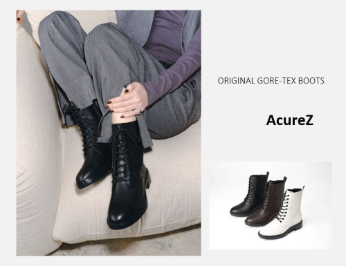 NEW☆AcureZオリジナル完全防水「GORE-TEX」シリーズレザーブーツ