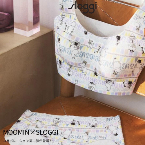 MOOMIN×sloggi コラボ商品　第二弾登場♡