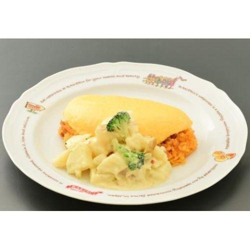 《平日限定》じゃがいものドフィノアオムレツライス🥄
