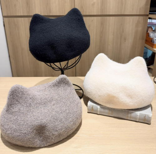 【新作】猫のベレー