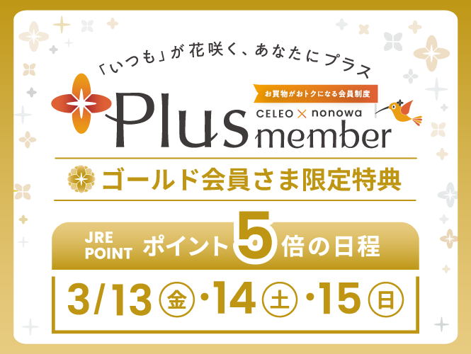 Plus member ５倍