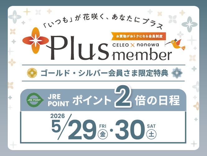 Plus member ２倍