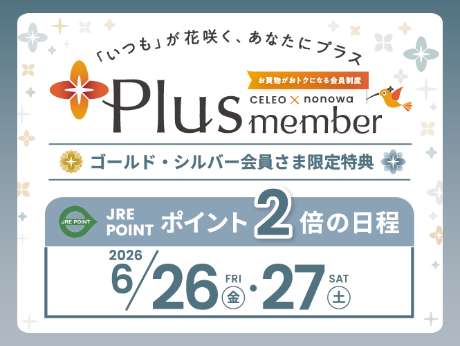 Plus member ２倍
